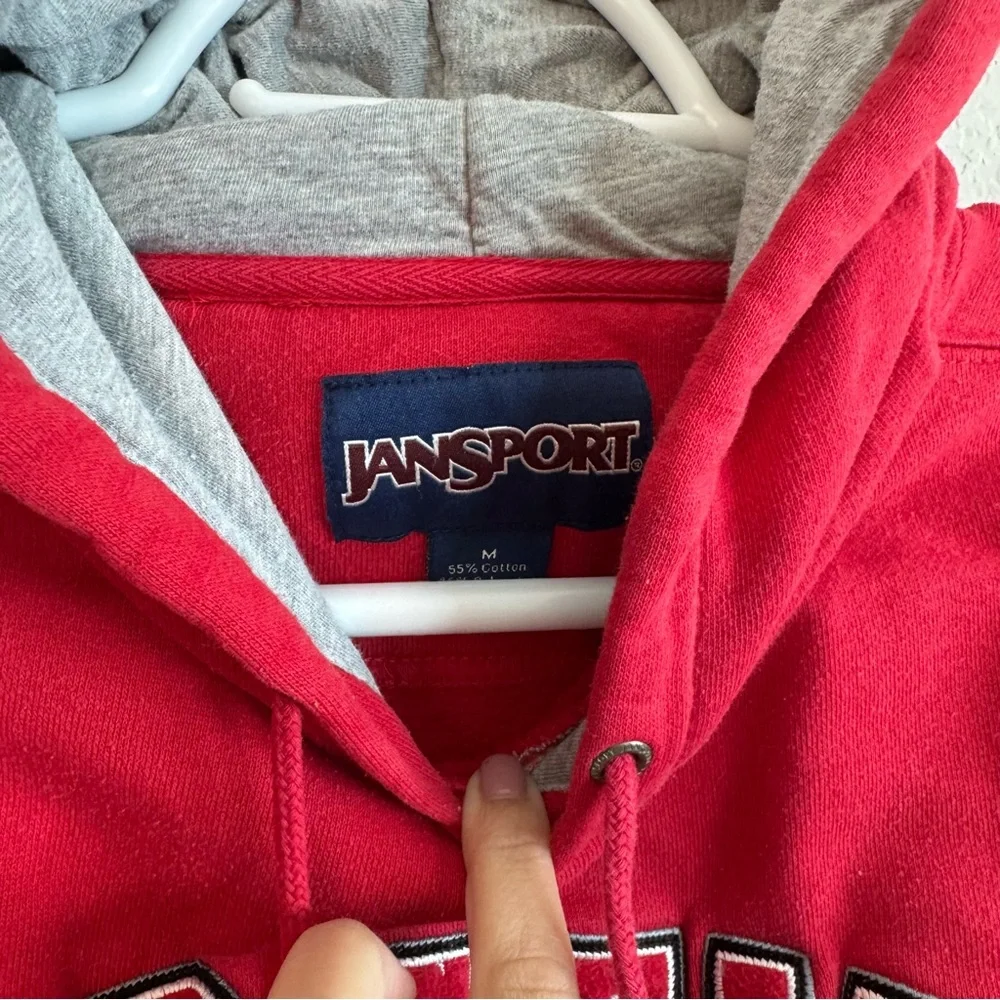 Jansport Ohio State University Red Hoodie Medium - Picture 4 of 4